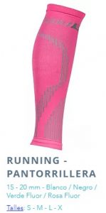 running pantorrillera compresion 15-20